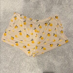 Kyte BABY Peach Print Lounge Shorts